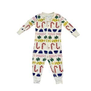 Hanna Andersson Stocking Sweets Holiday Sleeper Size 3-6m